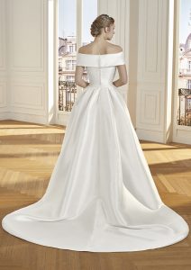 robe de mariée mikado 