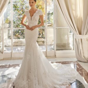 Robe de Mariée ALDO Aire Barcelona 2023| Mariée Parisienne