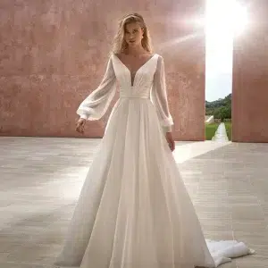 Robe de Mariée ASMARA Pronovias collection 2024 | Mariée Parisienne