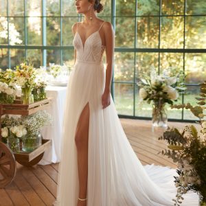 NATY Wedding Dress Aire Barcelona Collection 2024| Paris Boutique