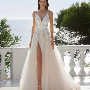 PERLA Wedding Dress Aire Barcelona Collection 2025| Paris Boutique