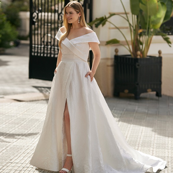 Robe de Mariée Martha Blanc